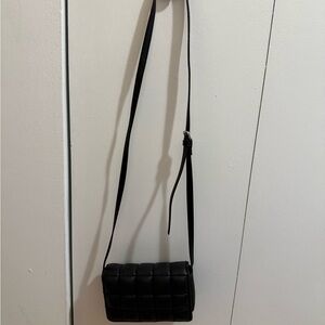 H&M Black Quilted Crossbody Bag